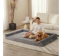 BFPETHOME Orthopedic Washable Human Dog Bed for Adult & Dog Cozy Sleep