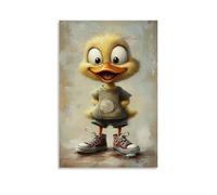 BFQMBKJUQ Cute And Funny Animal Portraits Poster Canvas Wall Art For Living Room Bedroom Gaming Room Office Posters 20x30inch(50x75cm) Unframe-style