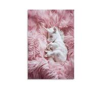 BFQMBKJUQ Cute And Funny Animal Portraits Poster Canvas Wall Art For Living Room Bedroom Gaming Room Office Posters 24x36inch(60x90cm) Unframe-style