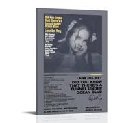 BFQMBKJUQ Did You Know That There's A Tunnel Under Ocean Blvd by Lana Del Rey Poster Canvas Wall Art For Living Room Bedroom Gaming Room Office Posters 16x24inch(40x60cm) Frame-style