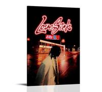 BFQMBKJUQ Don Toliver Love Sick Poster Art Decorative Painting Gifts Moisture-Proof Fade Resistant Art Gifts Waterproof Fouling Home Store Decoration 20x30inch(50x75cm) Frame-style