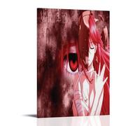BFQMBKJUQ Elfen Lied Poster Canvas Wall Art For Living Room Bedroom Gaming Room Office Posters 08x12inch(20x30cm) Frame-style