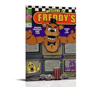 BFQMBKJUQ Five Nights at Freddy's Poster Art Decorative Painting Gifts Moisture-Proof Fade Resistant Art Gifts Waterproof Fouling Home Store Decoration08x12inch(20x30cm) Frame-style