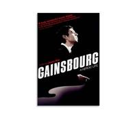 BFQMBKJUQ Gainsbourg A Heroic Life Poster Art Decorative Painting Gifts Moisture-Proof Fade Resistant Art Gifts Waterproof Fouling Home Store Decoration20x30inch(50x75cm) Unframe-style