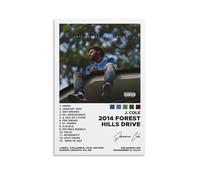 BFQMBKJUQ J Cole 2014album Poster Poster Canvas Wall Art For Living Room Bedroom Gaming Room Office Posters 08x12inch(20x30cm) Unframe-style