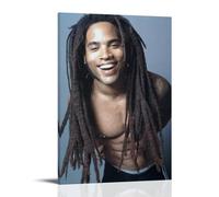BFQMBKJUQ Lenny Kravitz Poster Art Decorative Painting Gifts Moisture-Proof Fade Resistant Art Gifts Waterproof Fouling Home Store Decoration 12x18inch(30x45cm) Frame-style-42