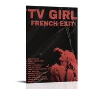 BFQMBKJUQ The Album French Exit Poster Canvas Wall Art For Living Room Bedroom Gaming Room Office Posters 20x30inch(50x75cm) Frame-style