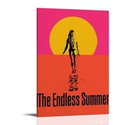 BFQMBKJUQ The Endless Summer Poster Art Decorative Painting Gifts Moisture-Proof Fade Resistant Art Gifts Waterproof Fouling Home Store Decoration24x36inch(60x90cm) Frame-style