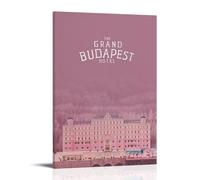 BFQMBKJUQ The Grand Budapest Hotel Poster Art Decorative Painting Gifts Moisture-Proof Fade Resistant Art Gifts Waterproof Fouling Home Store Decoration16x24inch(40x60cm) Frame-style