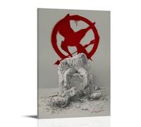 BFQMBKJUQ The Hunger Games Poster Art Decorative Painting Gifts Moisture-Proof Fade Resistant Art Gifts Waterproof Fouling Home Store Decoration16x24inch(40x60cm) Frame-style