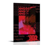 BFQMBKJUQ Yung Lean Stranger Poster Art Decorative Painting Gifts Moisture-Proof Fade Resistant Art Gifts Waterproof Fouling Home Store Decoration16x24inch(40x60cm) Frame-style