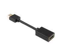 BFQZ 1 PCS HDMI Extension Cable, Hdmi Adapter, HDMIMale to Female Extender Cable, HDMI to HDMIConverter Adapter Cable Compatible for Fire/Roku,TV Stick, Blu-Ray,PS3/PS4, Plug &play (Black)