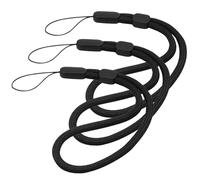 BFQZ 3 Pack Adjustable Lanyard Wrist Strap, Hand Wrist Strap Lanyard For GoPro, Camera, Keys, Keychain, Phone, USB Flash Drive, Wallet and ID Name Tag Badge Portable Gaming Consoles(Black)