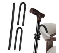 BFQZ 3 Pcs Cane Holder, Walking Stick Holder, Crutches Holder, Walking Stick Safe Storage for Walking Stick Hang Your Crutches Anywhere Stop Walking Stick Falling to The Ground Mobility Accessories