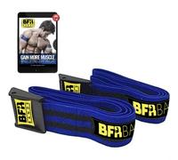 BFR BANDS PRO Blood Flow Restriction Bands for Arms, Legs & Glutes Occlusion Training, Help Gain Muscle Without Heavy Weight Lifting, Quick-Release Strong Elastic Strap for Men & Women