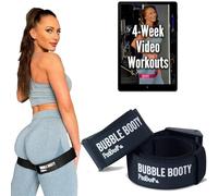 BFR Glute Bands for Women, Blood Flow Restriction Bands and 4 Week Workout for Women's Buttock Bands, Occlusive Bands for Workouts, Thigh and Glute Bands for Women