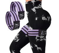 BFR Occlusion Bands for Women, Glute Muscles, Circulation Restriction Bands for Legs, Butt and Hips, Training, Best Fabric Resistance Bands for Squats, Butts and Thighs
