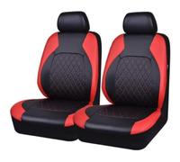 BFRDGE Car Seat Cover Sets for Dacia Duster 2000-2018 2019 2020 2021 2022 2023 2024, Car Front Seat Covers, Auto Breathable Seat Covers Cushions, Easy Fit,C Black Red