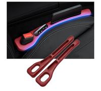 BFRDGE Vehicle Mounted Gap Leak Proof Filling Strip, for VW Golf 8 MK8 GTI GTE GTD R 2020 2021 2022 2023 2024 2025 2 Pieces Multifunctional Soft Foam Car Seat Side Gap Filler Organize,C Red