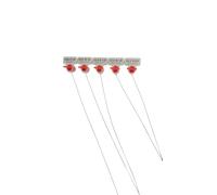 BFSeals High Electric Security Utility Twist Plastic Meter Seal with stainless steel wire, 100 pcs, numbered, red color