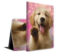 BFSEROBJ for iPad 10th Generation Case for iPad 10.9 Case Lightweight Adjustable Stand Smart Protective Cover with Auto Wake/Sleep Tablet Case for iPad 10.9 Inch 2022 - Golden Retriever Puppy Dog