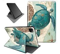 BFSEROBJ for iPad Air 5th/4th Generation Case 10.9 inch for iPad Pro 11 inch Case 4th Gen/3rd Gen 360 Rotating Degree Stand Lightweight Protective Smart Cover with Auto Wake/Sleep - Cute Baby Turtle