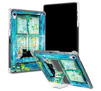 BFSEROBJ for iPad Mini 6th Generation Case 2021 with Pencil Holder and Hidden Kickstand Clear Transparent Lightweight Shock proof Protective Case Cover for iPad Mini 6 8.3 inch,Black Cat In The Window