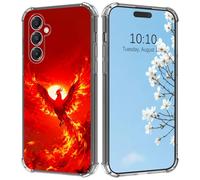 BFSEROBJ for Samsung Galaxy S26 Case with Red Phoenix Sunset Pattern Design Ultra-Thin Clear Soft TPU Silicone Shock Proof Protective Phone Cover Case for Samsung Galaxy S26 6.3 inch 2026