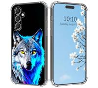 BFSEROBJ for Samsung Galaxy S26 Case with Wolf with Yellow Eyes Pattern Design Ultra-Thin Clear Soft TPU Silicone Shock Proof Protective Phone Cover Case for Samsung Galaxy S26 6.3 inch 2026