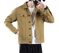 BFSGBFNTMD New Denim Jacket Men's Spring and Autumn Loose and Casual Trend Young Men's Jacket