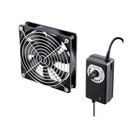 BFSYDLUJ CPU Cooler 12V 120MM Fan 220V 12025 Case Fan 240V Power Adjustable Speed Accessorie(UK Speed Controller,12025 Hydraul Fan)