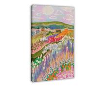 BFTIUTG Colourful Colorado Mountain Landscape Artwork Canvas Poster Wall Art Decor Print Picture Paintings for Living Room Bedroom Decoration 24x36inch(60x90cm)