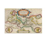 BFTIUTG Historical Map of The Roman Empire Around 1609 Canvas Poster Bedroom Decor Landscape Office Room Decor Gift 12x18inch(30x45cm)