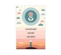 BFTIUTG Positive Affirmations for Mental Wellbeing 2 Canvas Poster Wall Art Decor Print Picture Paintings for Living Room Bedroom Decoration 12x18inch(30x45cm)