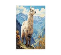 BFTIUTG Retro, Abstract, Minimalist Medieval Camel Mountain Landscape Canvas Poster Bedroom Decor Landscape Office Room Decor Gift 24x36inch(60x90cm)