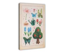 BFTIUTG Summer New Horizons- Nature Research, Insects, Plants, Printing 1 Canvas Poster Bedroom Decor Landscape Office Room Decor Gift 20x30inch(50x75cm)