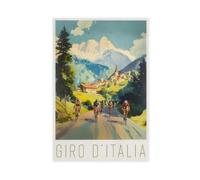 BFTIUTG Vintage Tour De France Bicycle Race Poster(1) Canvas Poster Wall Art Decor Print Picture Paintings for Living Room Bedroom Decoration 08x12inch(20x30cm)