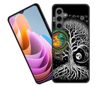 BFUKVOU for Galaxy S26 FE Case,Premium Soft Silicone Rubber Full-Body Protective Bumper Case for Samsung Galaxy S26 FE,Moon Tree of Life