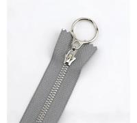 BFVAKBKYT Closed End Metal Zips, Zips 5Pcs 15/18/20/25/30cm Zippers Garment Bag Decor Zipper Zip Reapir Kit DIY Sewing Accessories(ZA090-Grey,CLOSEEND-NO3-30CM-5PCS)