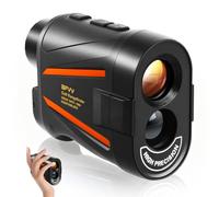 BFVV Golf Rangefinder with Slope, 2700 Yards Range Finder for Golf, Flag Pole Locking Vibration, 6X Magnification, Rechargeable Laser Rangefinder with Magnet Stripe, Golf Gifts for Men Women (Orange)