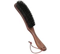 BFWood Clothes Brush - Boar Bristle Lint Brush for Suits, Cashmere, Wool, Velvet, Suede and Pet Hair - Large Black Walnut Wood Handle