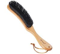 BFWood Clothes Brush - Boar Bristle Lint Brush for Suits, Cashmere, Wool, Velvet, Suede - Large Beech Handle