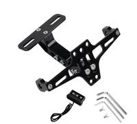 BFXMV Motorcycle License Plate Bracket,Adjustable Tail Tidy Motorbike Fender Eliminator with LED