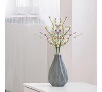 BFYDOAA 4Pcs Spring Berry Stems Easter Pastel Pip Berry Twigs Spring Floral Picks for Home Bouquet Table Centerpiece Vase All Seasons