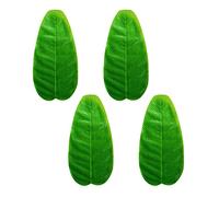 BFYDOAA Artificial Banana Leaves Placemat,Large Artificial Banana Leaves Hawaiian Party Leaf Placemats Table Mat for Living Room Kitchen