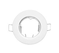 BFYNDE YFcaiheng Recessed Spot Led Lights Downlight Fitting Led Ceiling Lamp Adjustable Frame GU5.3 GU10 E27 Bulb Fixture Changeable 55mm/2.17inch Cut Hole (Color : White)
