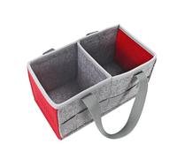 BFYSFBAIG Carrying Case for Toniebox Starter Set - Camping Bag for Kids, Foldable Hard Case with Handle, Portable Travel Carry Case for Toniebox Set, Compatible with Tonies Figure (case Grey and red)