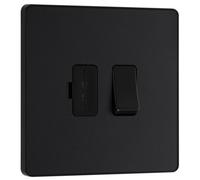 Bg 13A 1 Gang 2 Way Raised Slim Profile Switched Fused Connection Unit Matt