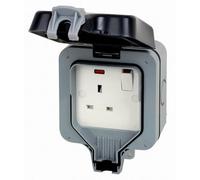 BG WP21-02 Weatherproof Nexus Storm 13A 1G Switched Socket