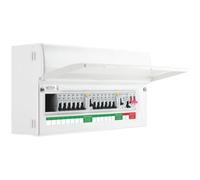 Bg 14-Way Dual Rcd Surge Protected Consumer Unit With 100A Mains Switch